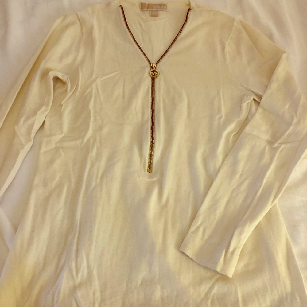Michael Kors cream sweater, size M